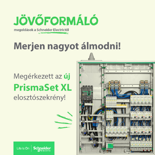 Schneider Electric - Új PrismaSetXL elosztószekrény